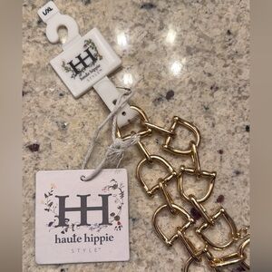 Gold Colored Chain Belt